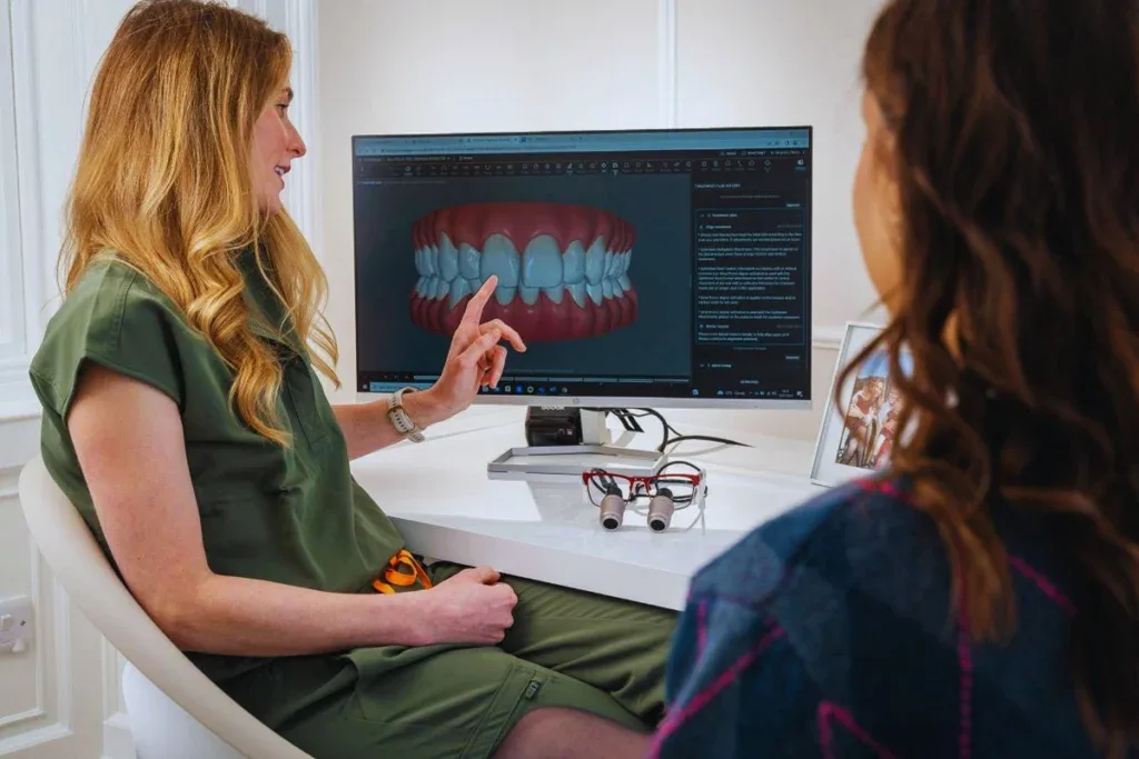 Comparison of All-on-4 dental implants versus dentures showing the difference between fixed and removable tooth replacement options